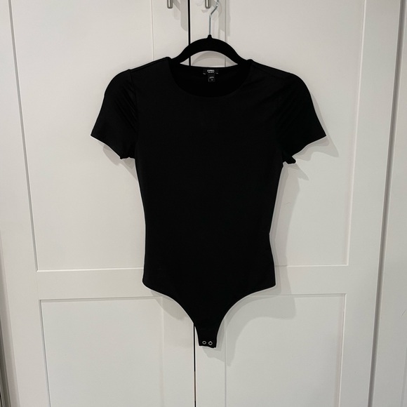Express Contour Black Bodysuit NWOT - Picture 3 of 9